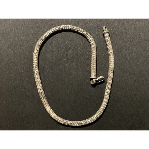 Other Jewelry - 75grams 15in Vintage Wheat Chain Tested  925 Hook Closure Necklace‎ Great Patina